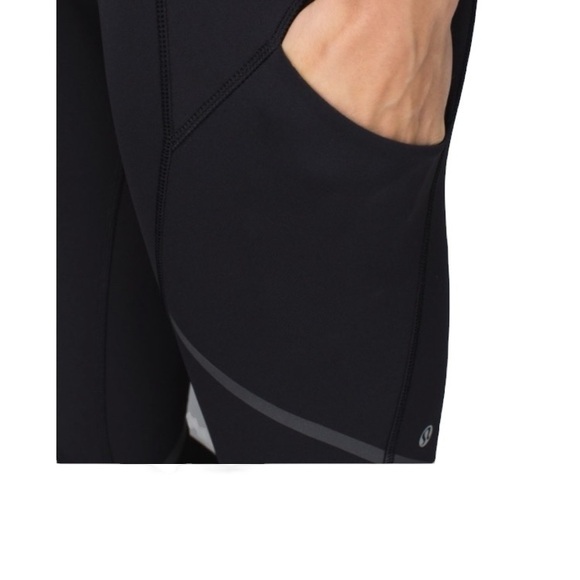 Lululemon Black Hop To It Capri Crop Leggings - Picture 5 of 13